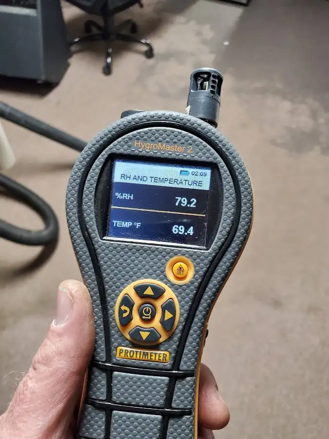 Moisture meter humidity assessment for Fire & Smoke Damage Restoration in Claiborne